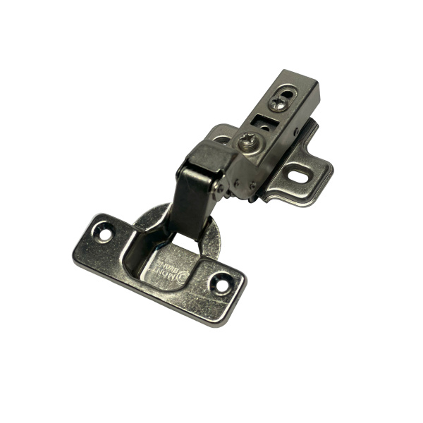 Петля вкладная Clip On + ответная планка 2 отверстия с доводчиком Мont Вlanc (200шт/уп)